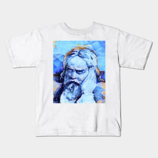 Snorri Sturluson Portrait | Snorri Sturluson Artwork | Snorri Sturluson Painting 14 Kids T-Shirt